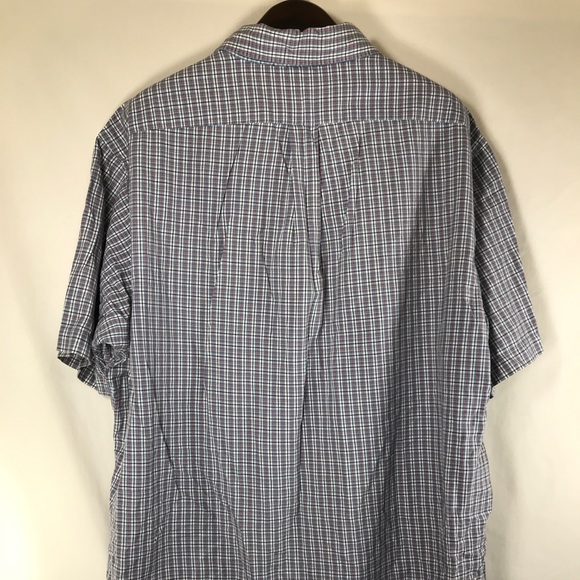 Ralph Lauren Jeans Co. 2 Button Down Dress Shirt Sz XL Mens Plaid Short Sleeve - Picture 8 of 9